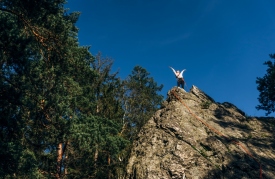 Wo geht es zu den Goethe-Felsen?